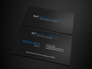 Business Card Design by Tripti Ranjan Gain for Get Digital Velocity | Design: #21432321