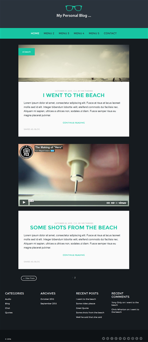 Wordpress Design by J. Chaturvedi