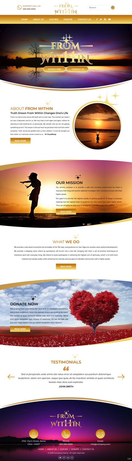 Wordpress Design by pb for this project | Design #21408396