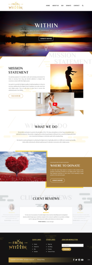 Wordpress Design by pb for this project | Design: #21408397