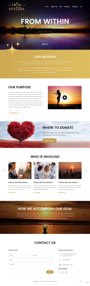 Wordpress Design by pb for this project | Design: #21408399