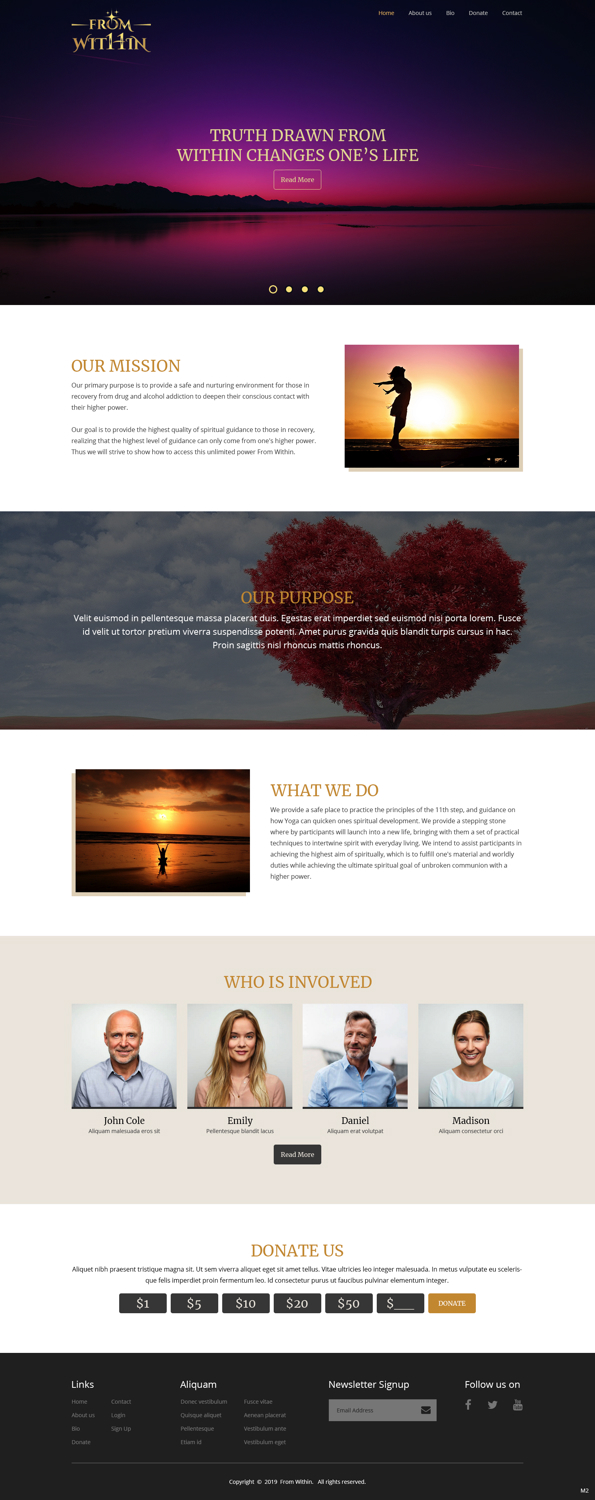 Wordpress Design by pb for this project | Design #21408401
