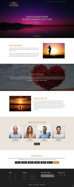 Wordpress Design by pb for this project | Design: #21408401