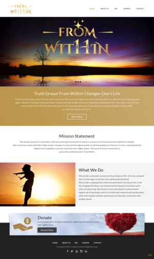 Wordpress Design by pb for this project | Design: #21408402