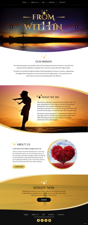 Wordpress Design by pb for this project | Design: #21408403