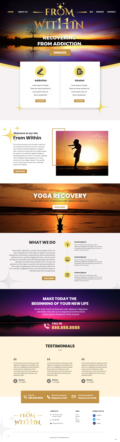 Wordpress Design by pb for this project | Design #21408405