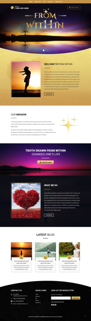 Wordpress Design by pb for this project | Design: #21414721