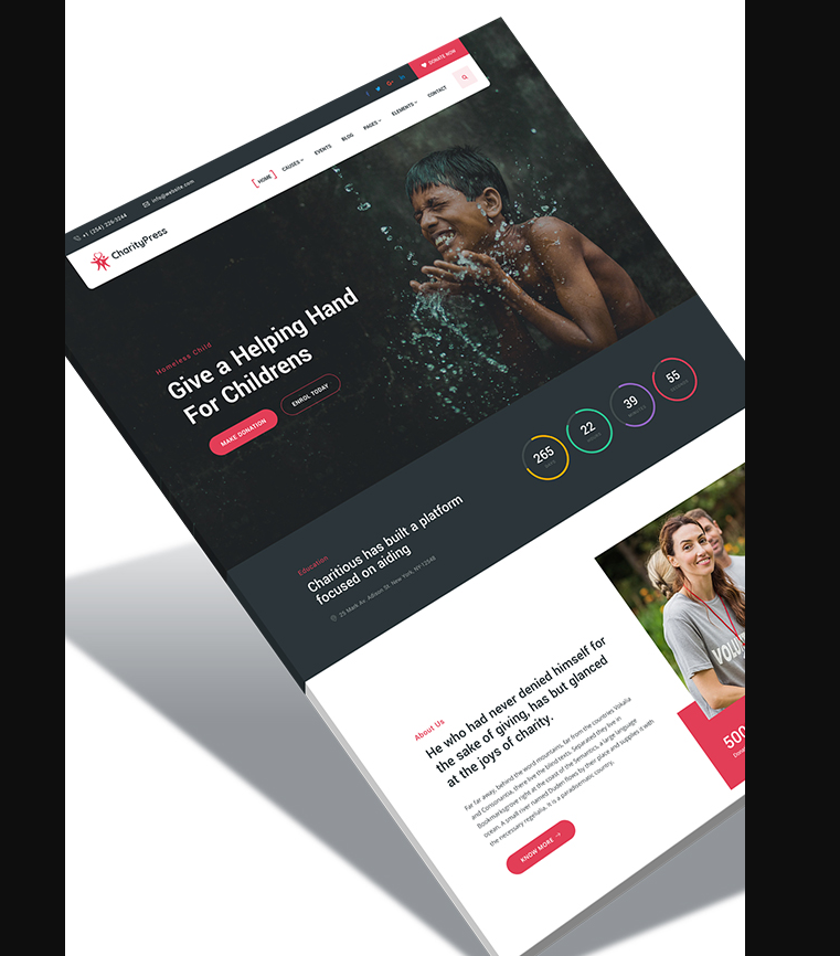 WordPress-Design von Tobias Kro für dieses Projekt | Design #21424067