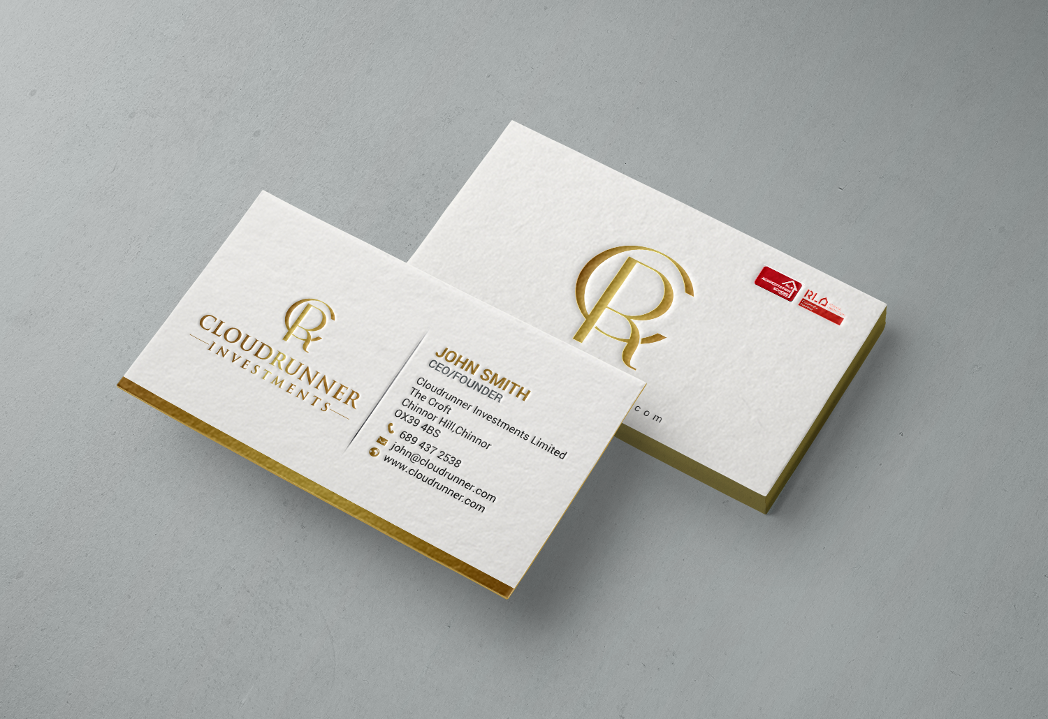 Schreibwaren-Design von Brand aid für Cloudrunner Investments Limited | Design #21403365