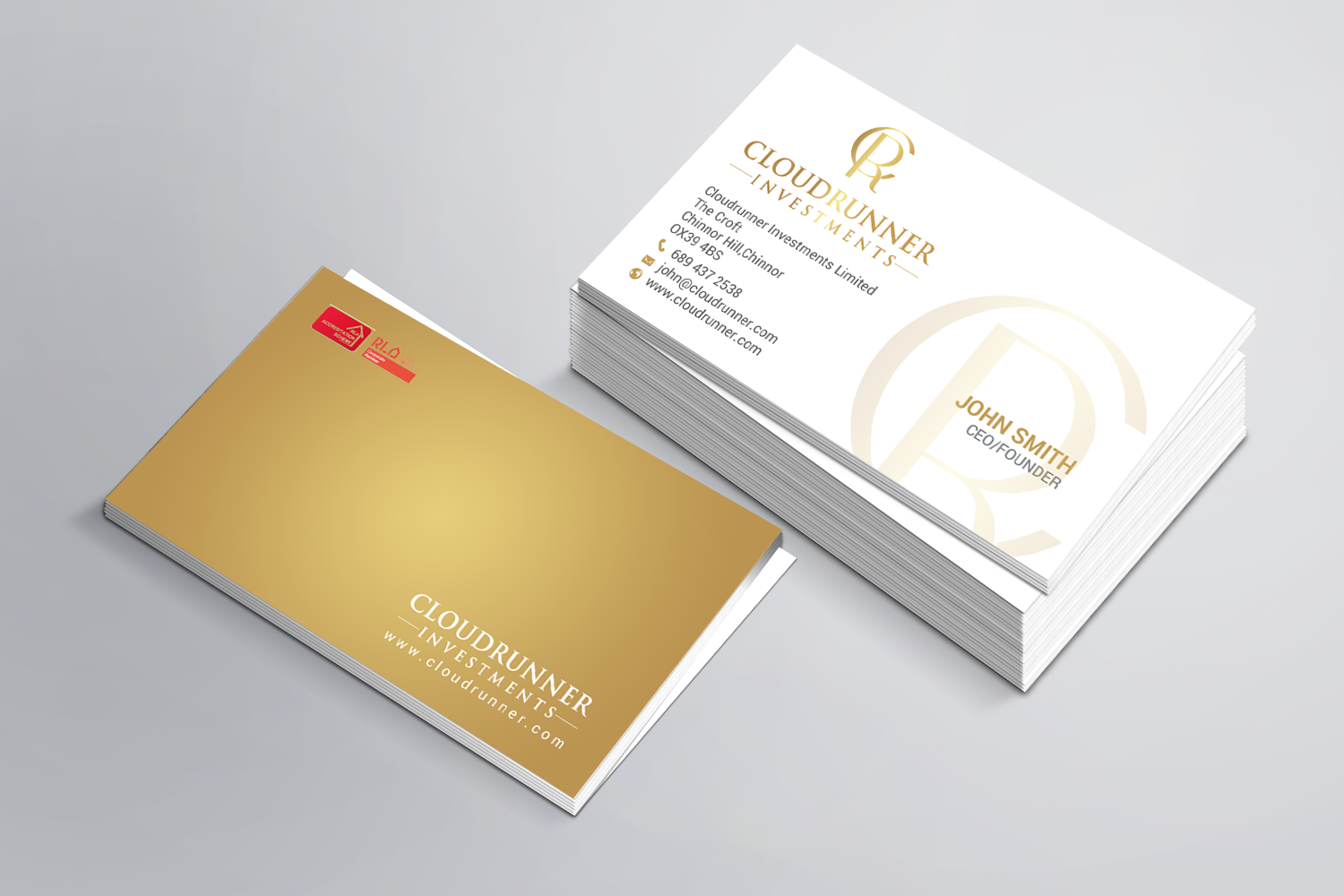 Schreibwaren-Design von Brand aid für Cloudrunner Investments Limited | Design #21403376