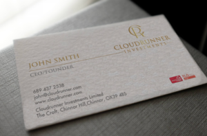 Stationery Design by chandrayaan.creative for Cloudrunner Investments Limited | Design: #21421478