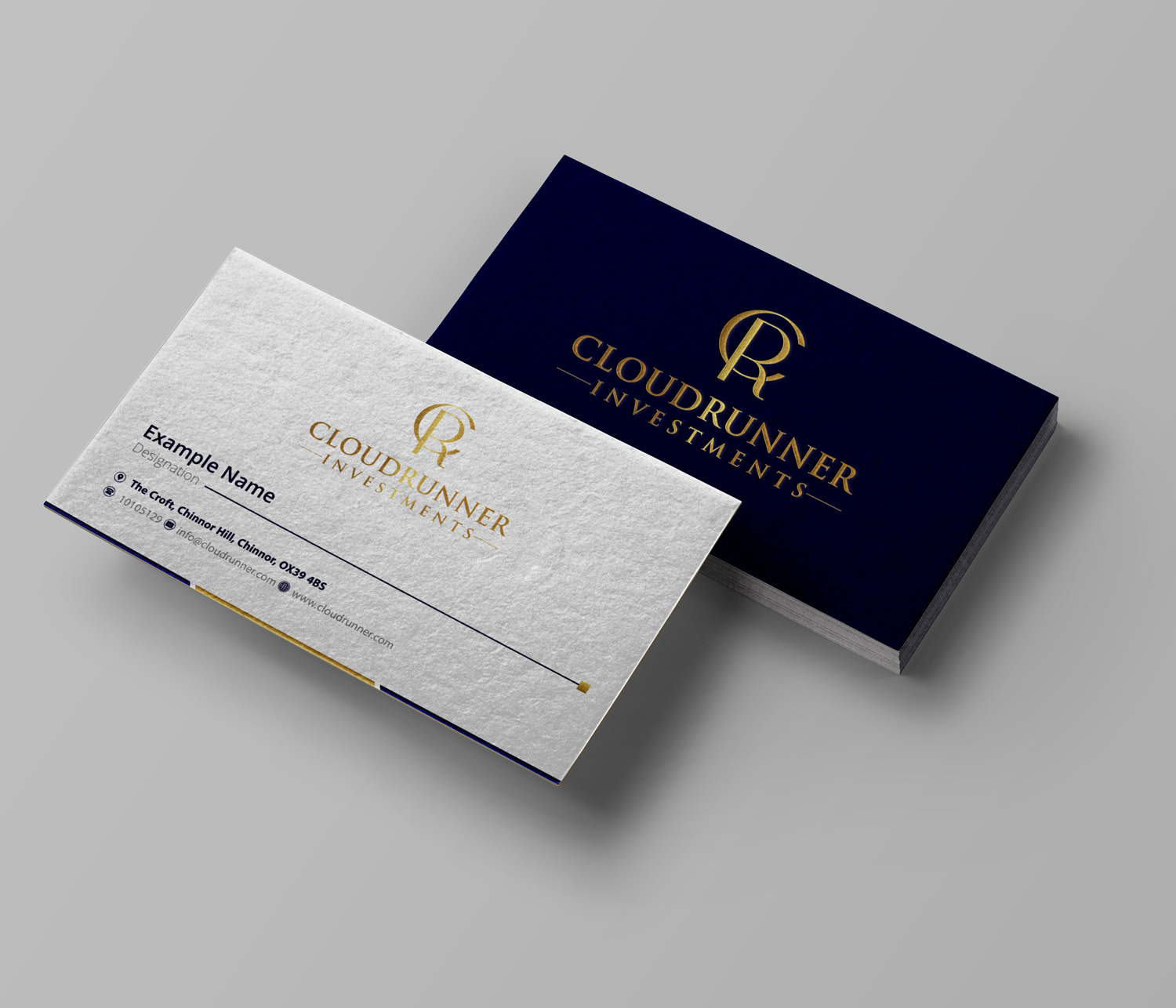 Schreibwaren-Design von Petter Goms für Cloudrunner Investments Limited | Design #21438199