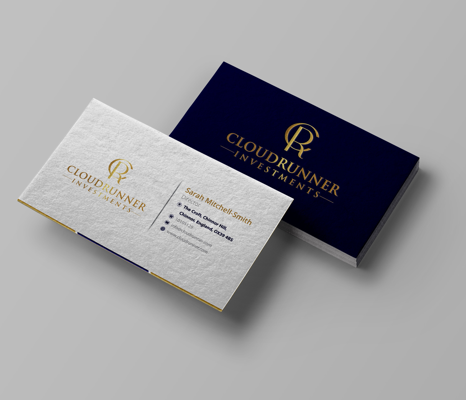 Schreibwaren-Design von Petter Goms für Cloudrunner Investments Limited | Design #21438382