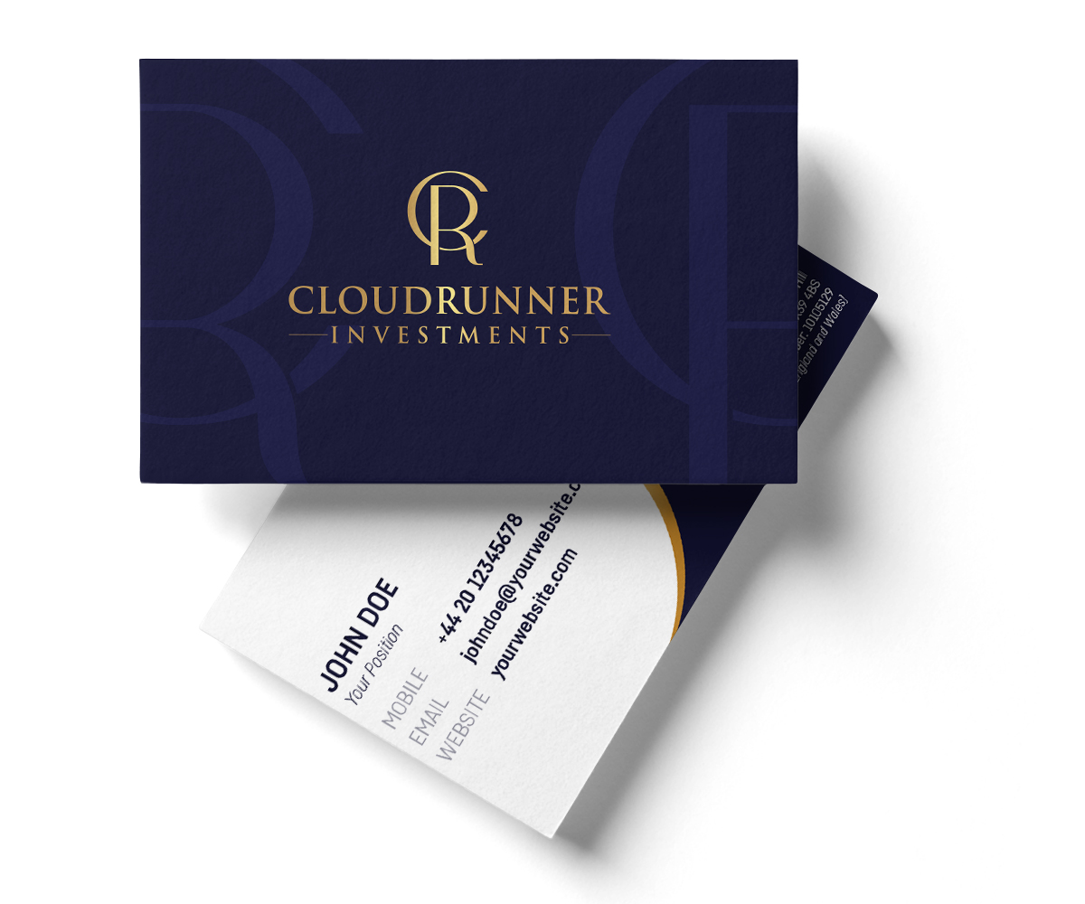 Schreibwaren-Design von oshin für Cloudrunner Investments Limited | Design #21461738