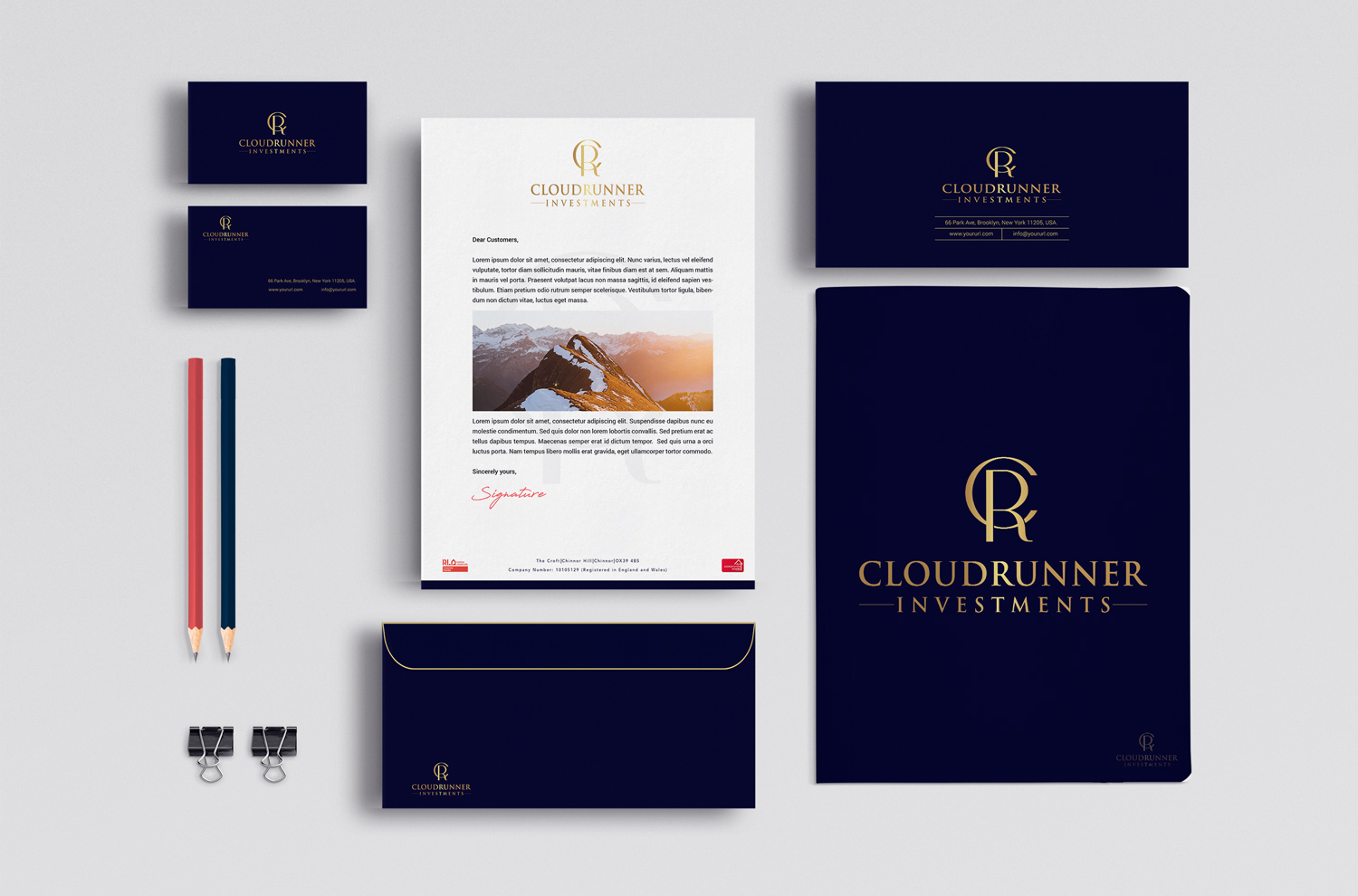 Design de Papeterie par Pictache pour Cloudrunner Investments Limited | Design #21459329