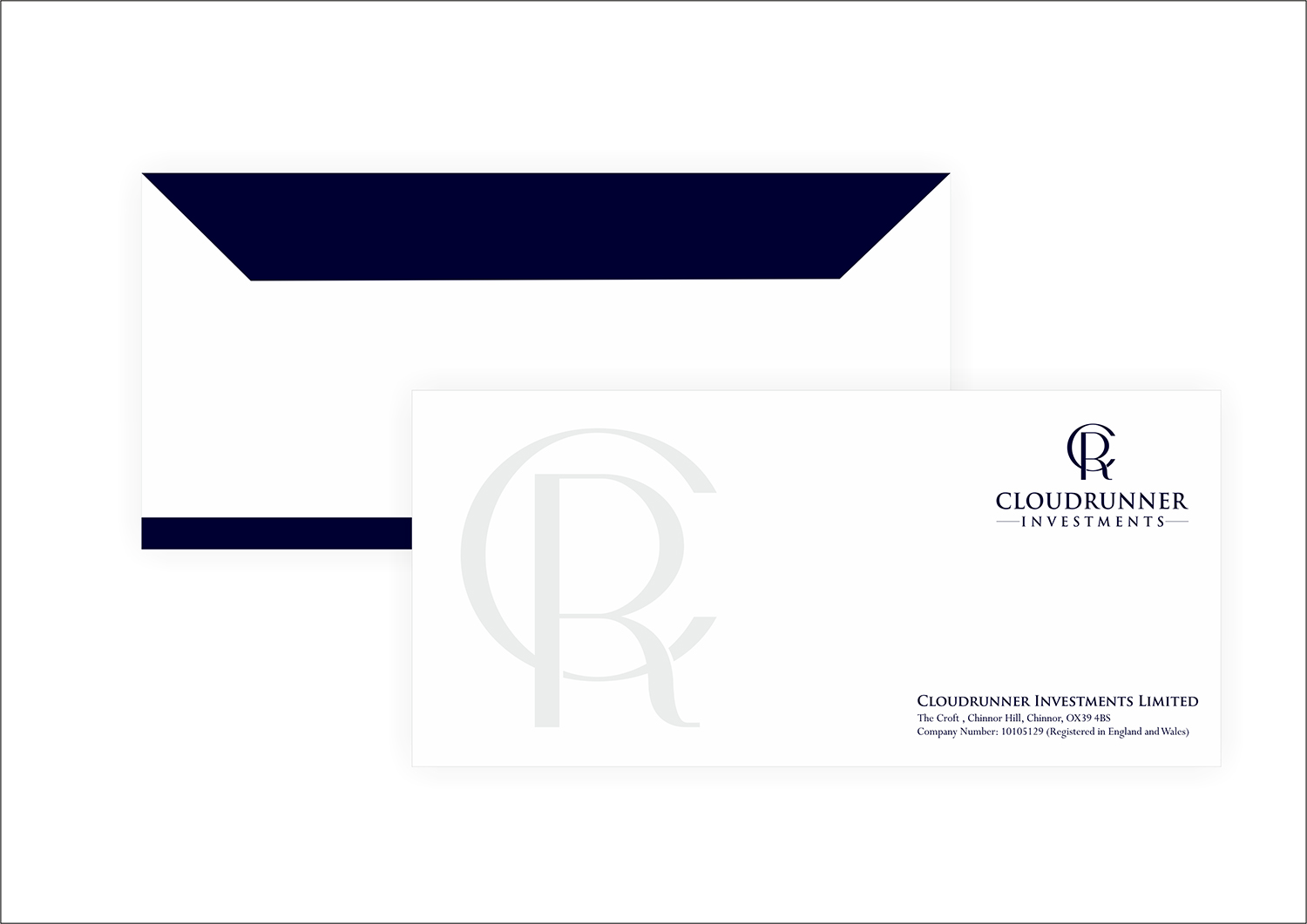 Schreibwaren-Design von Bang Bang für Cloudrunner Investments Limited | Design #21549982