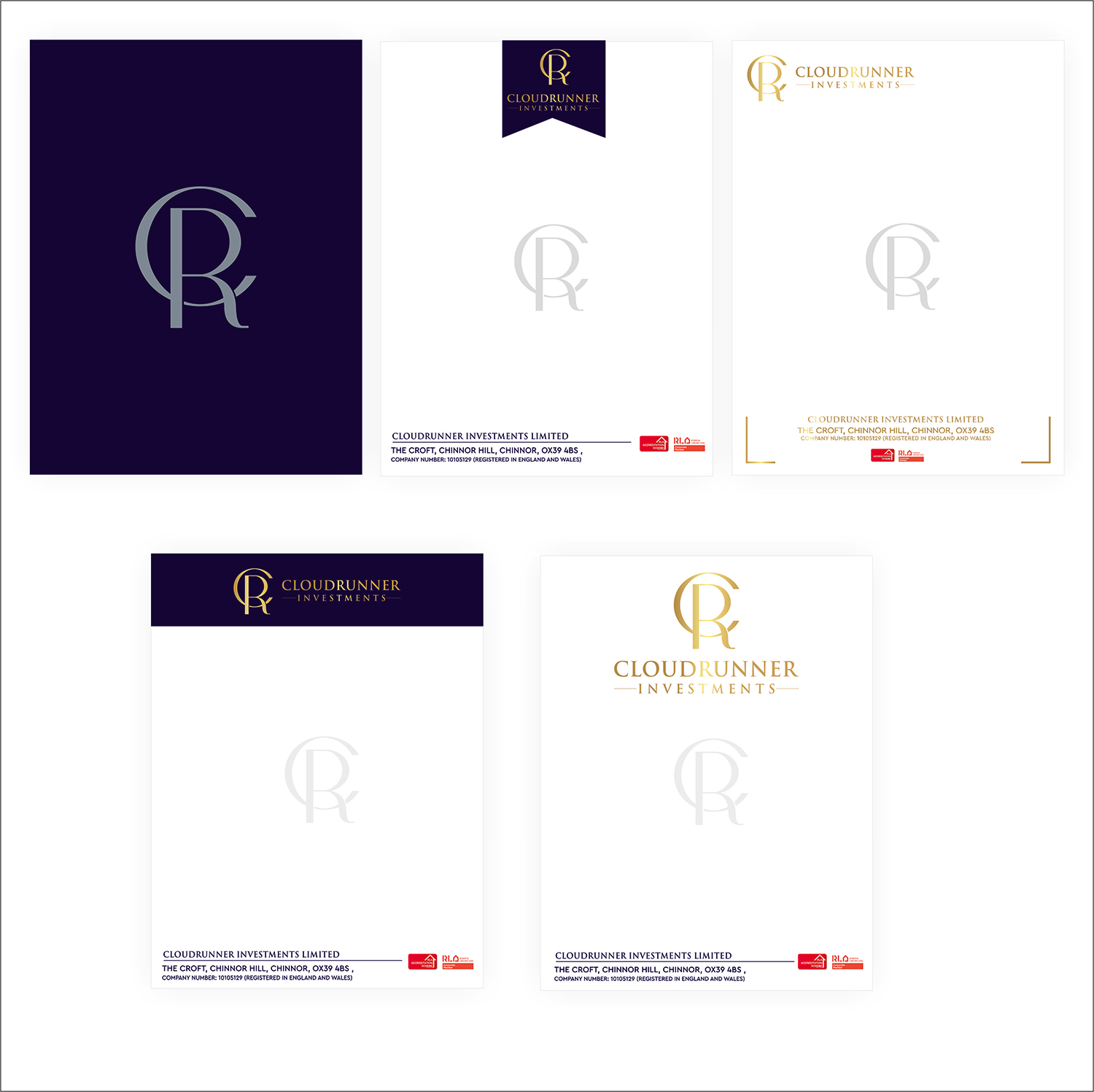 Stationery Design by Bang Bang for Cloudrunner Investments Limited | Design: #21500062