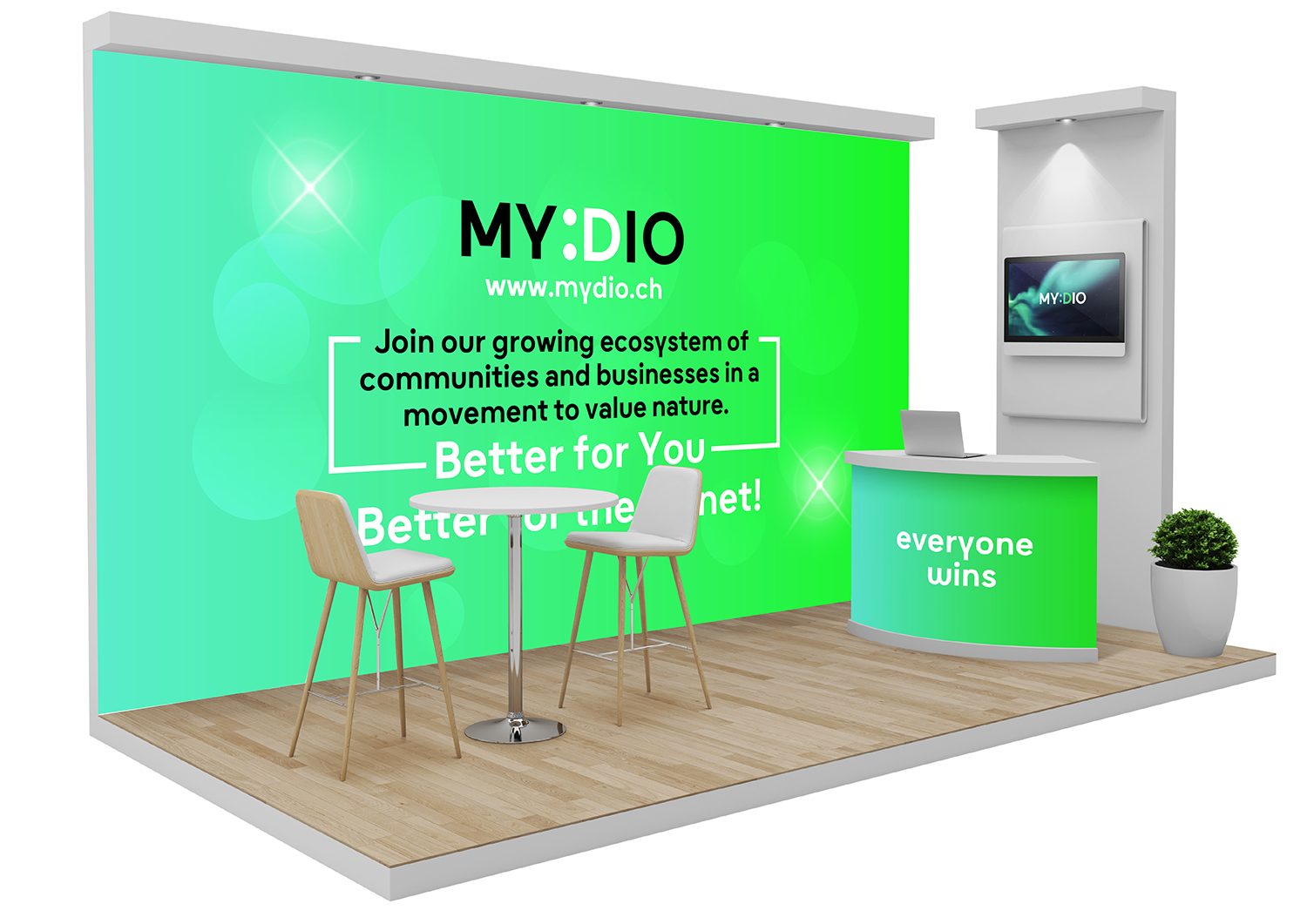 Trade Show Booth Design by Deziners Zone for this project | Design #21414404