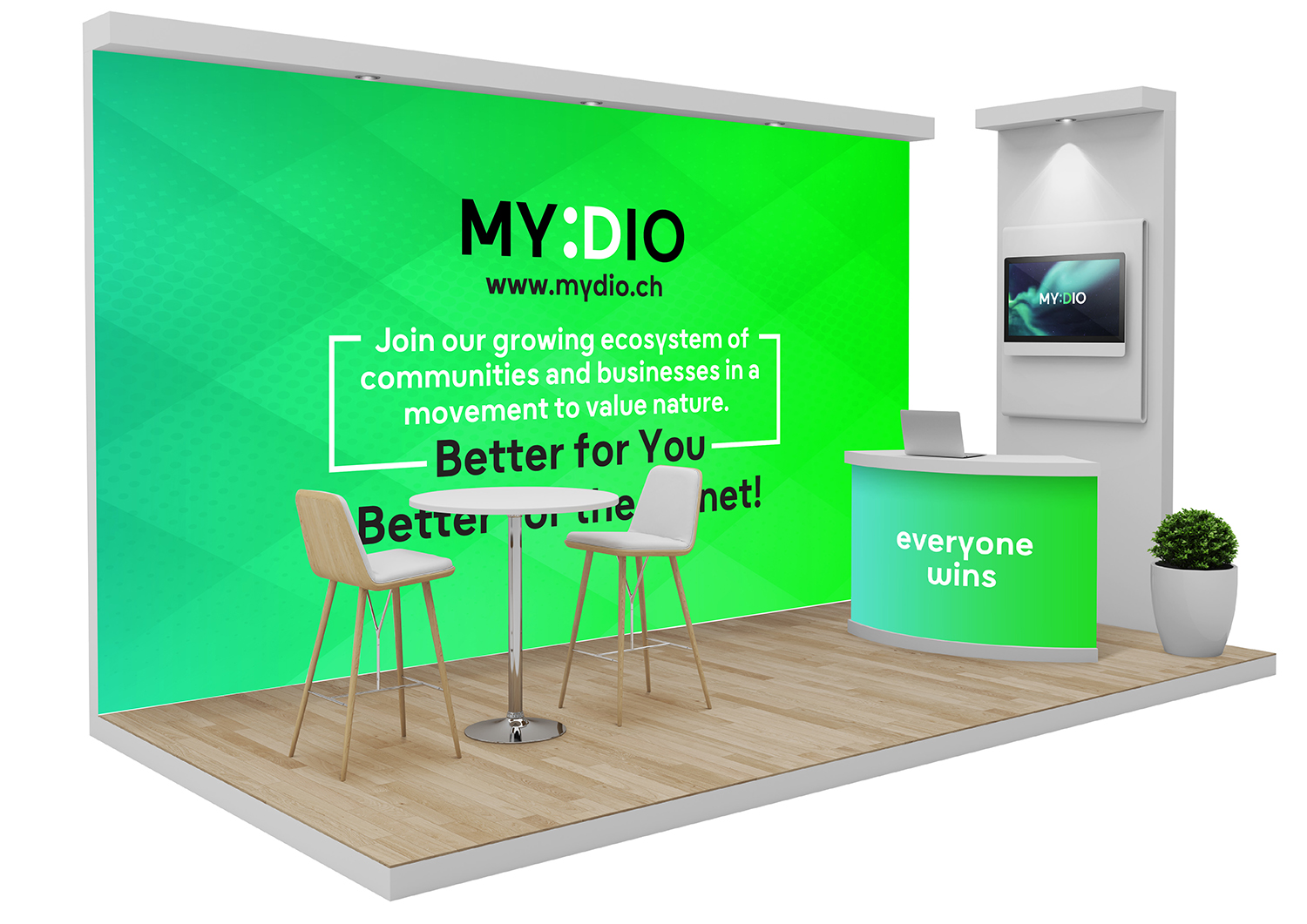 Trade Show Booth Design by Deziners Zone for this project | Design #21414405