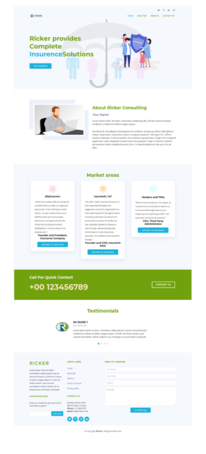 Web Design by madD for this project | Design #21411825