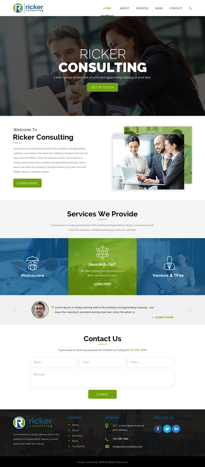 Web Design par rightway pour ce projet | Design #21415034