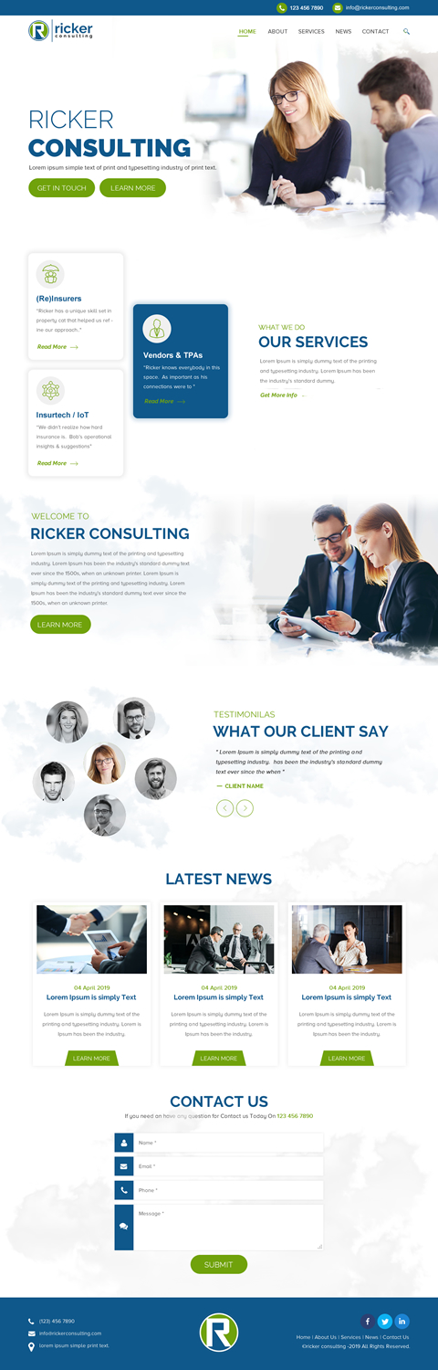 Web Design par rightway pour ce projet | Design #21415035