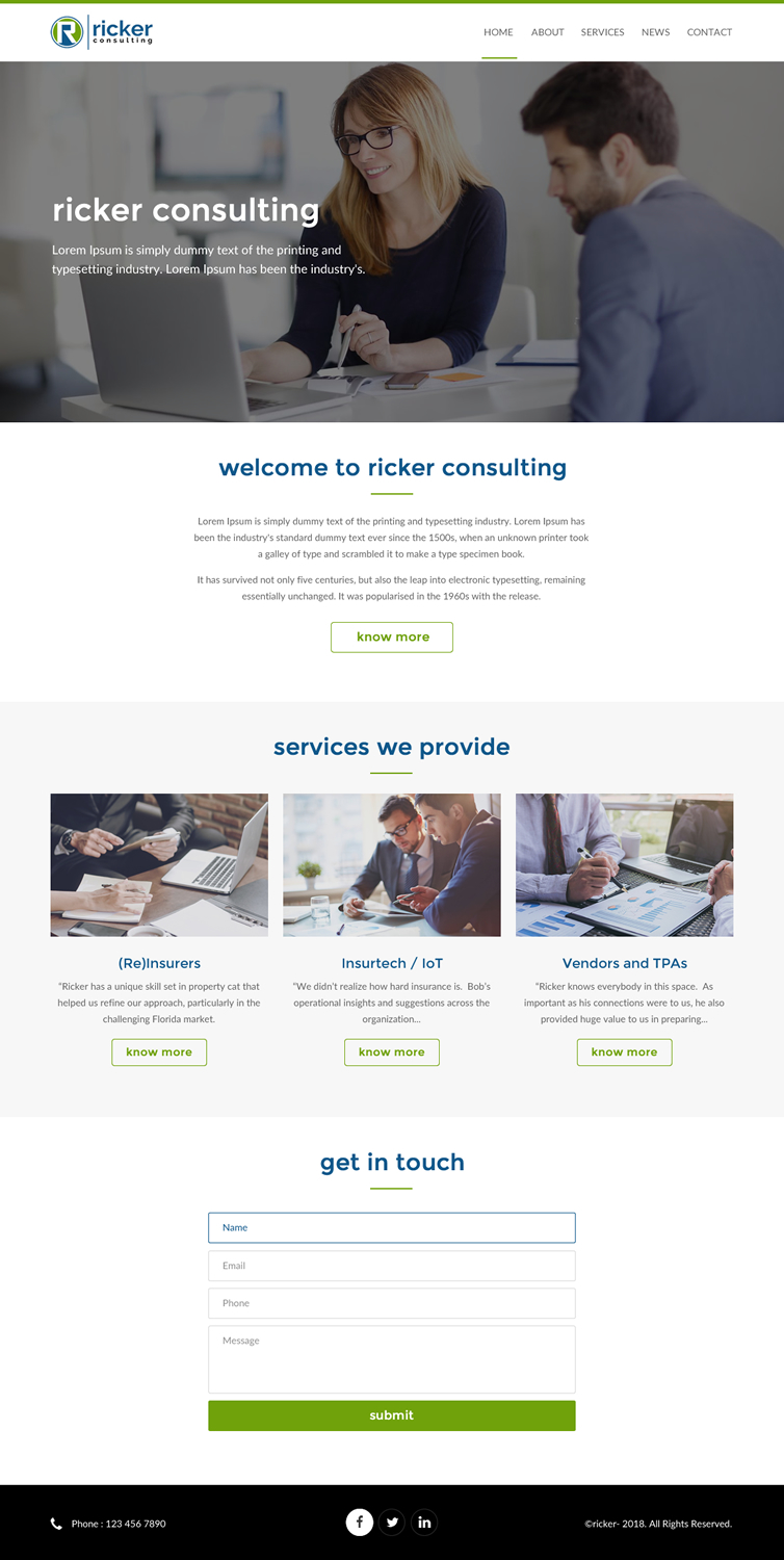 Web Design par rightway pour ce projet | Design #21415036