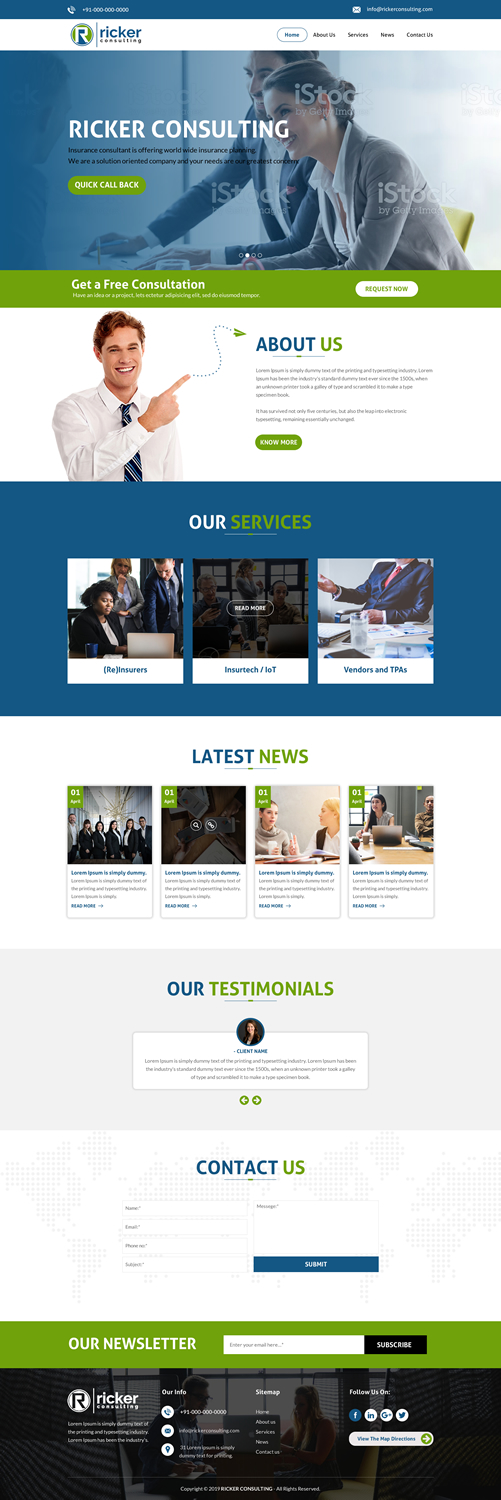 Web Design by rightway for this project | Design #21415048