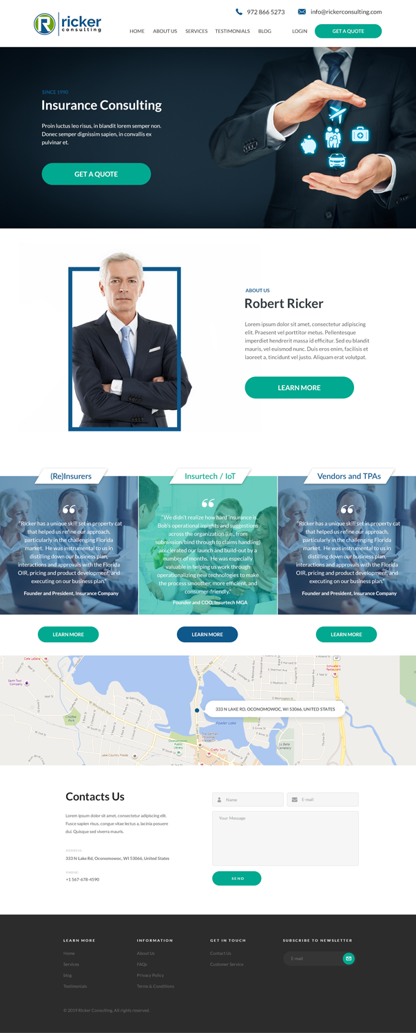 Web Design by Sadek for this project | Design #21421824