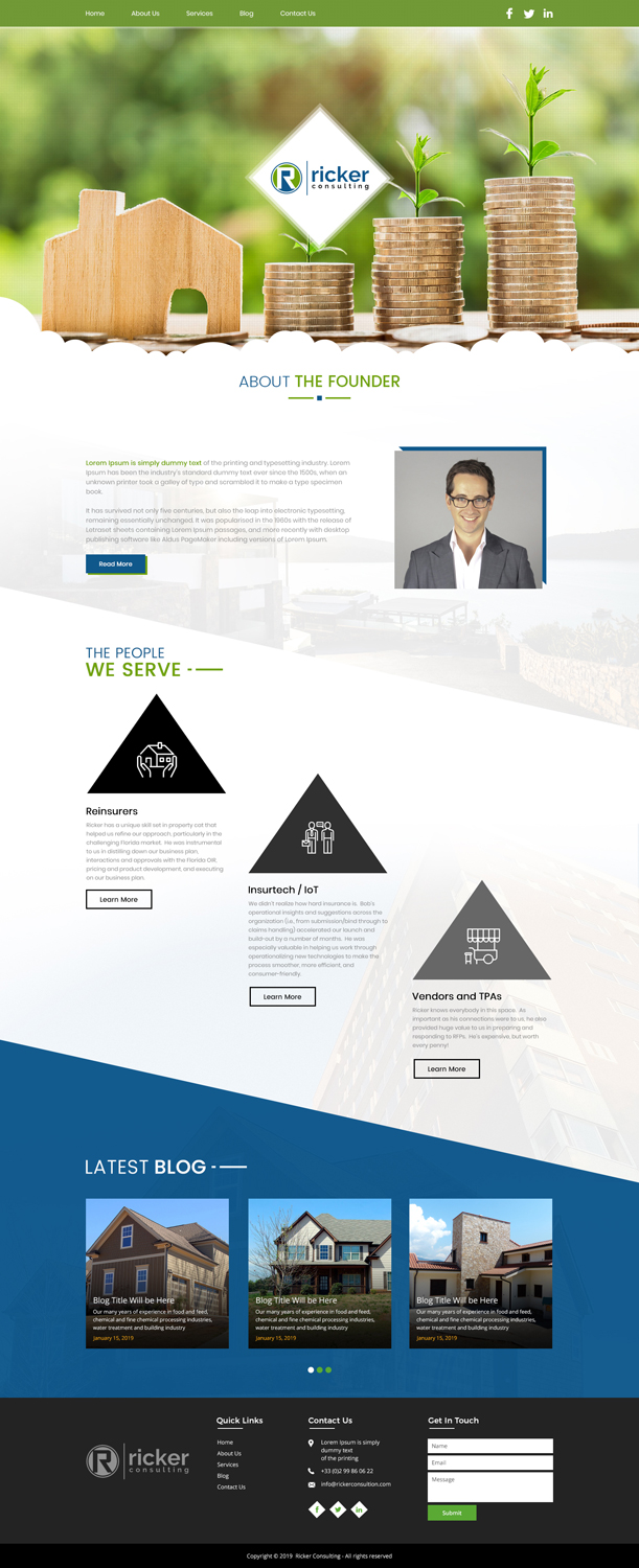 Web Design by AbhishekRoyBunty for this project | Design #21413949