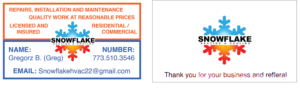 Business Card Design by KawaiIrene