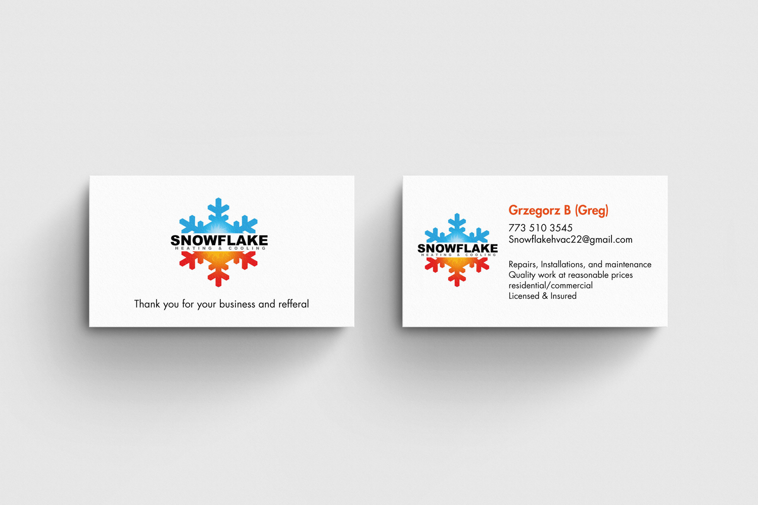 Business Card Design by Yooo for this project | Design #21453811