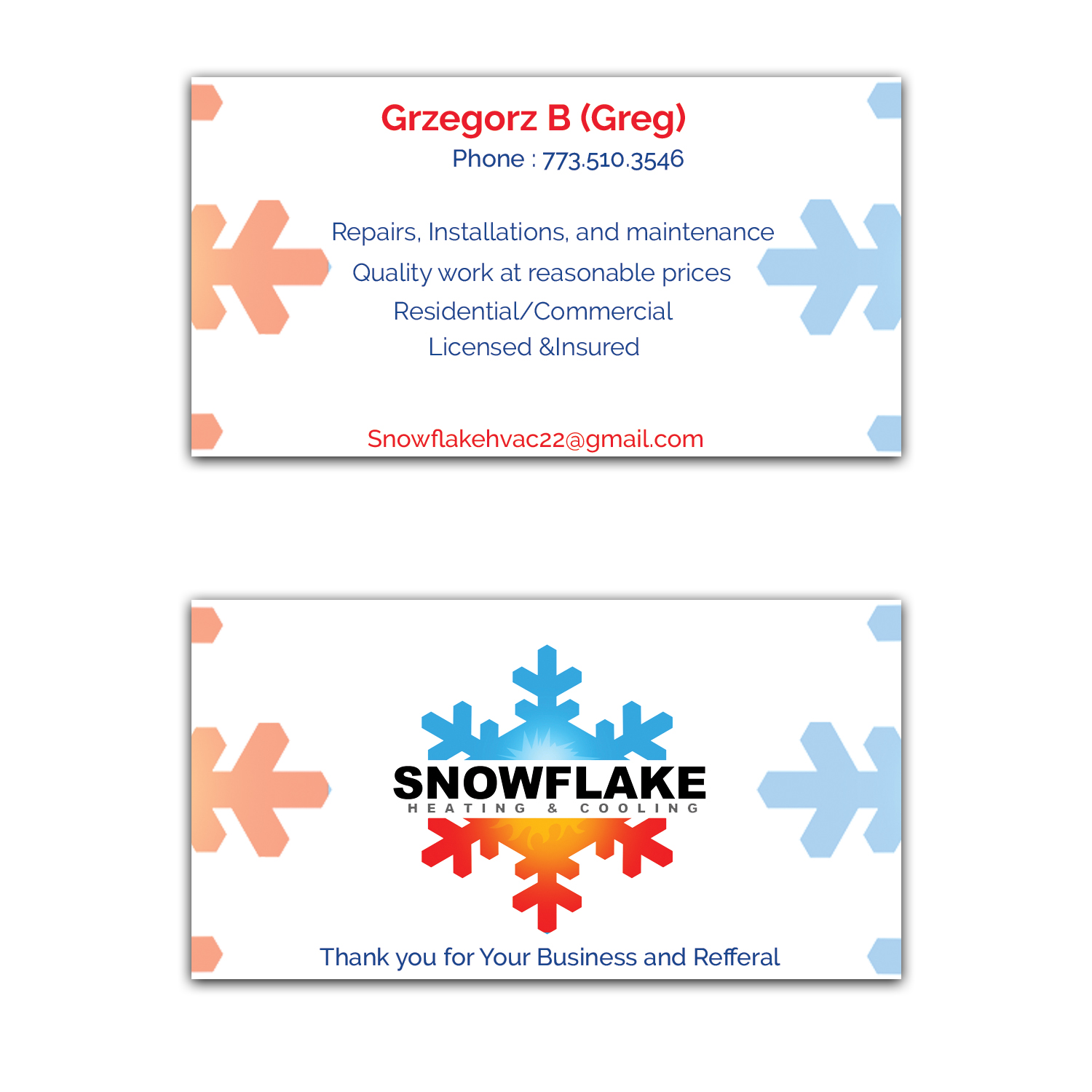 Business Card Design by imthetush for this project | Design #21421114