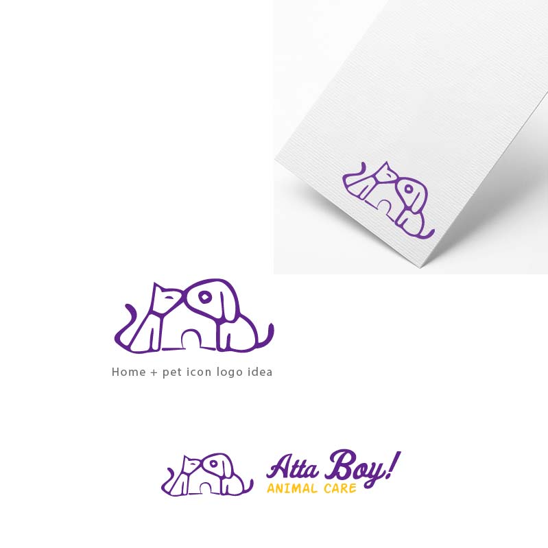 Logo Design by creativewave for Atta Boy! Animal Care | Design #21447259