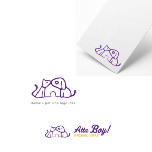 Logo Design by creativewave for Atta Boy! Animal Care | Design: #21447259