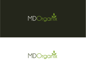 The Business name MD Organix with a text that promiotes a natural healing concept | Logo Design by Birdcage