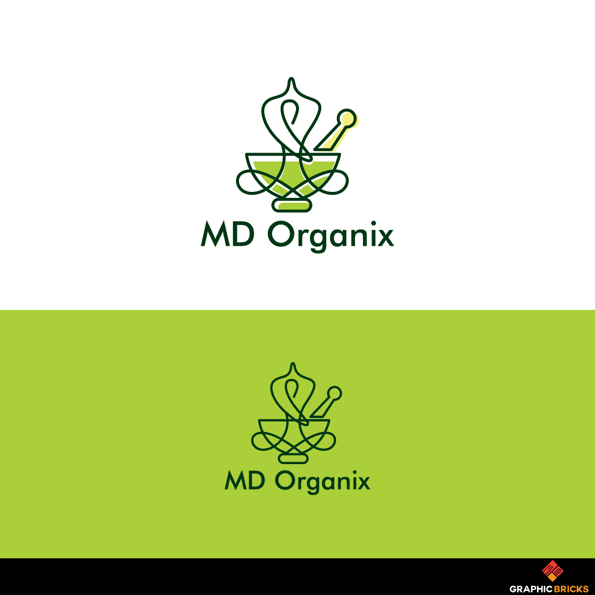 Logo Design by Graphic Bricks for MD Organix | Design #21412993