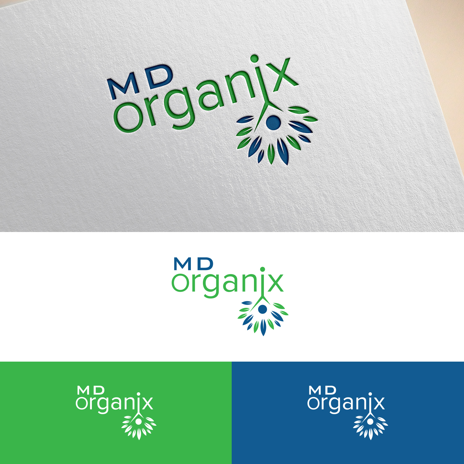 Logo-Design von Maxo-Biz für MD Organix | Design #21414457