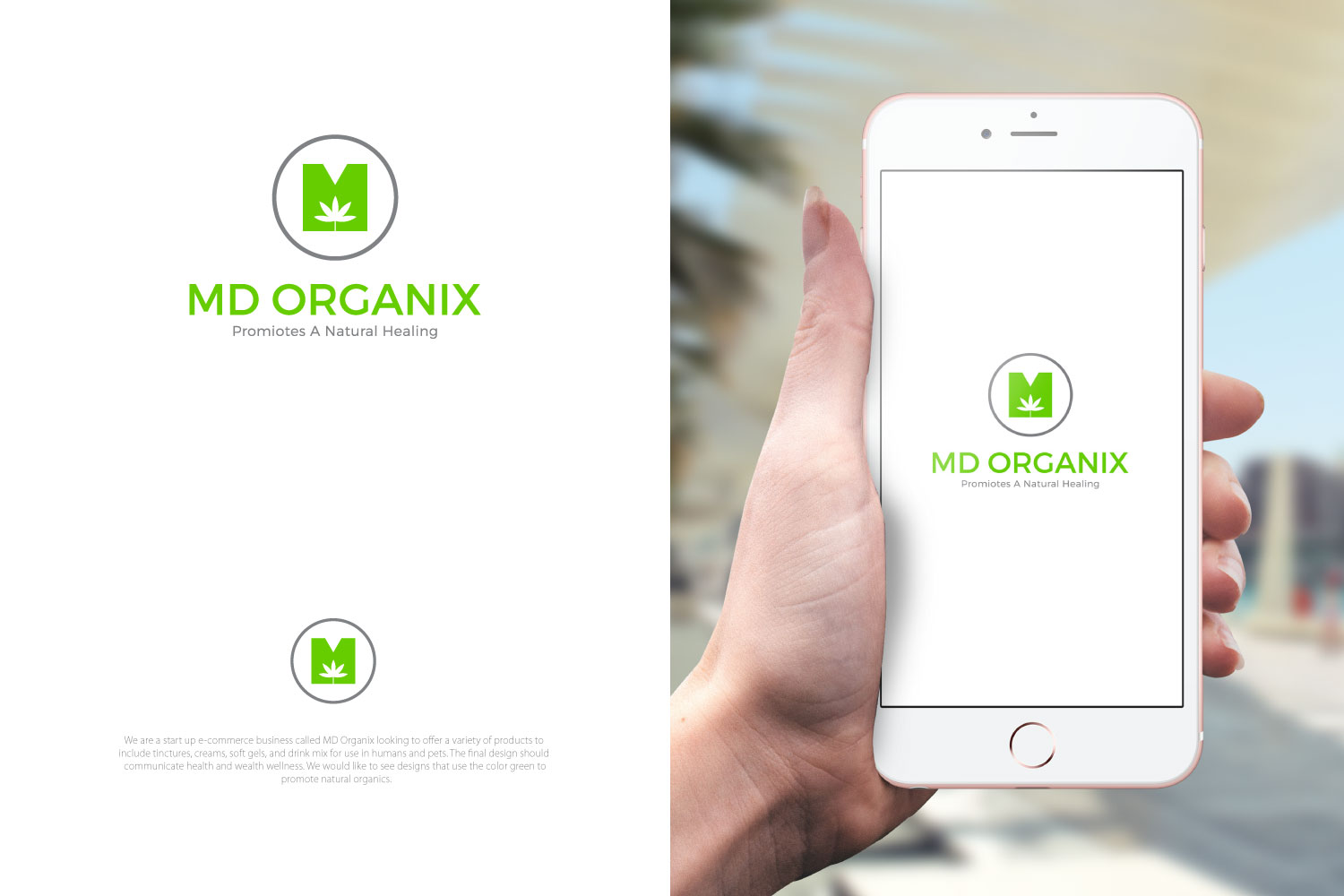 Logo-Design von Jahedi Hasan für MD Organix | Design #21422544