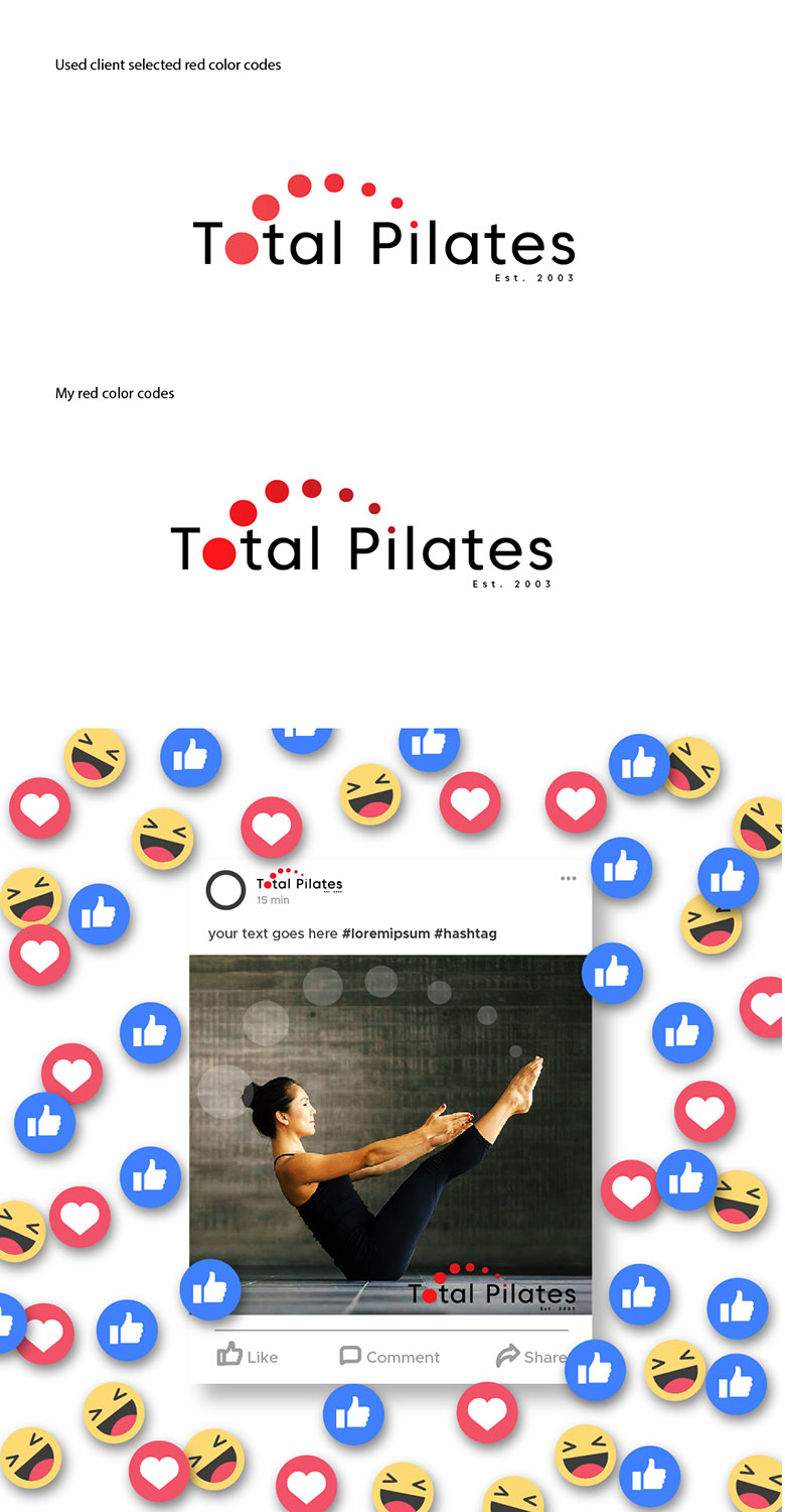 Design de Logo par Nishi 4 pour Total Pilates Studio | Design #21432903