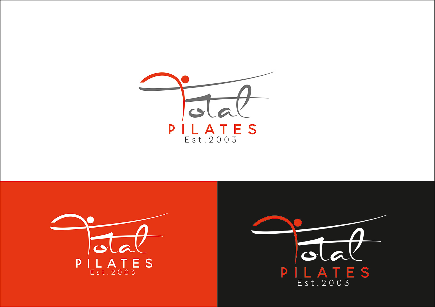 Logo Design by Bang Bang for Total Pilates Studio | Design #21420753