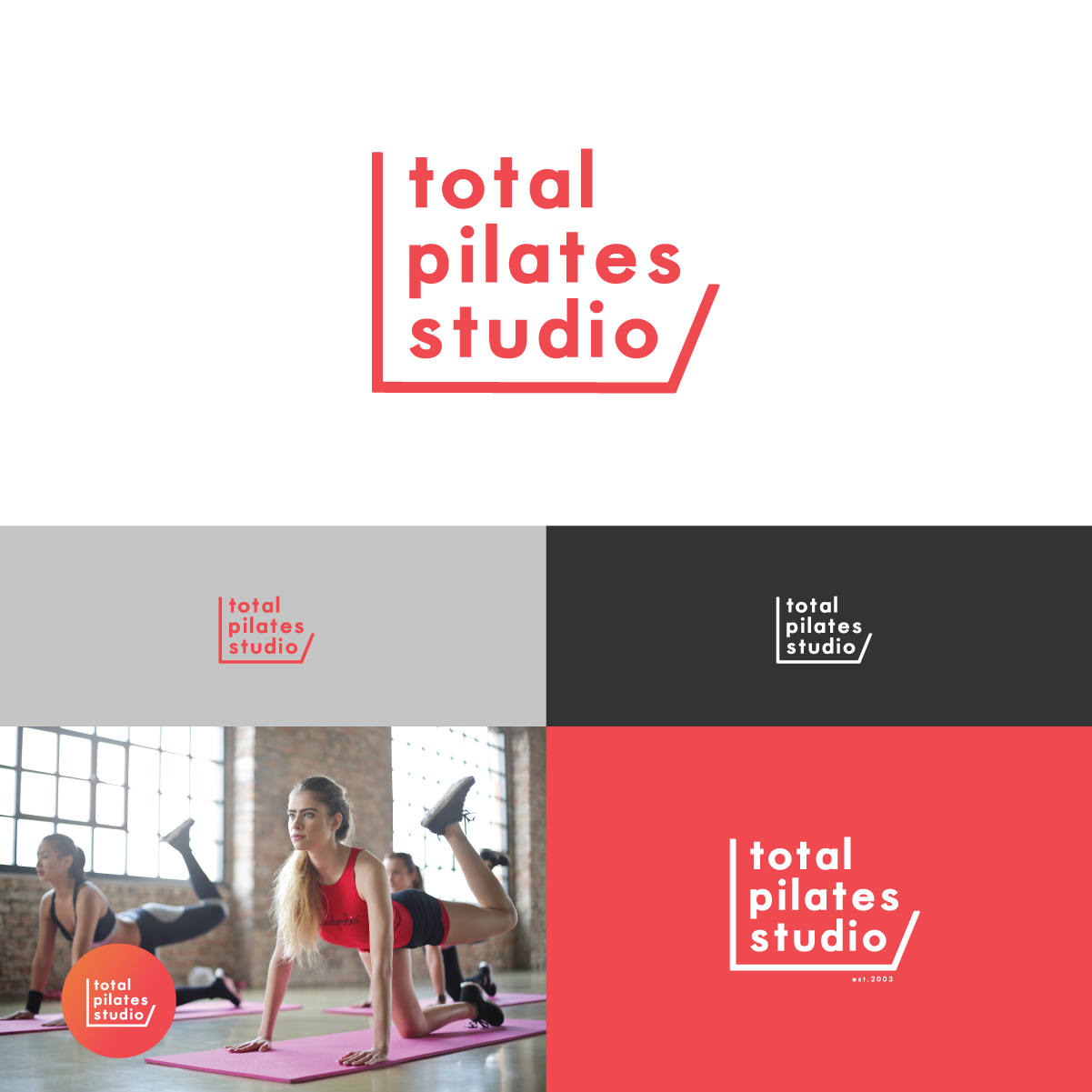 Logo Design by studiolo for Total Pilates Studio | Design #21432244
