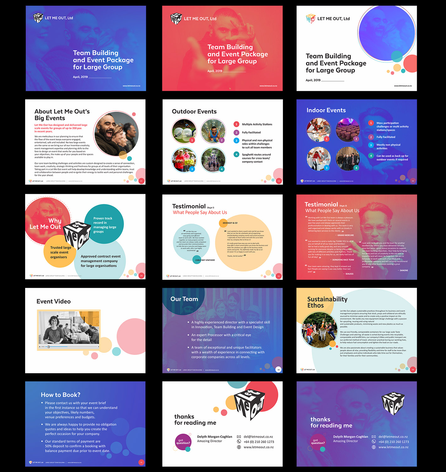 PowerPoint Design by kepitink for Let Me Out Ltd | Design #21468515