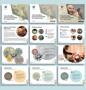 Design de PowerPoint par kepitink pour Let Me Out Ltd | Design : #21501417