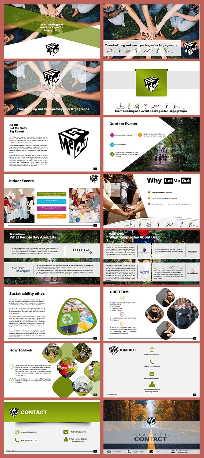 PowerPoint-Design von IndreDesign für Let Me Out Ltd | Design #21429136