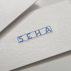 Our first choice would have our identity based upon the letters SEHA or seha. Secondarily, our identity could be based upon 'EHA' with 'Studio' as supportive text or upon 'EH' with 'Studio'  and 'Architecture' used in supportive text. | Logo Design by SteffySummer