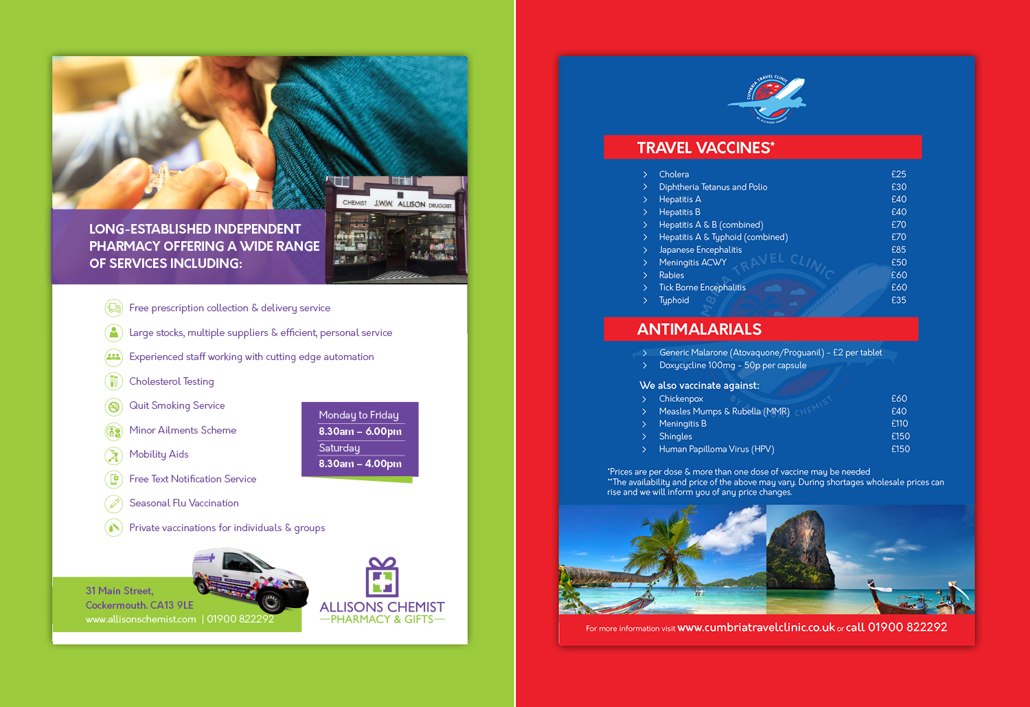 Flyer Design by ColorDrops for JWW Allison & Sons Ltd | Design #21438863