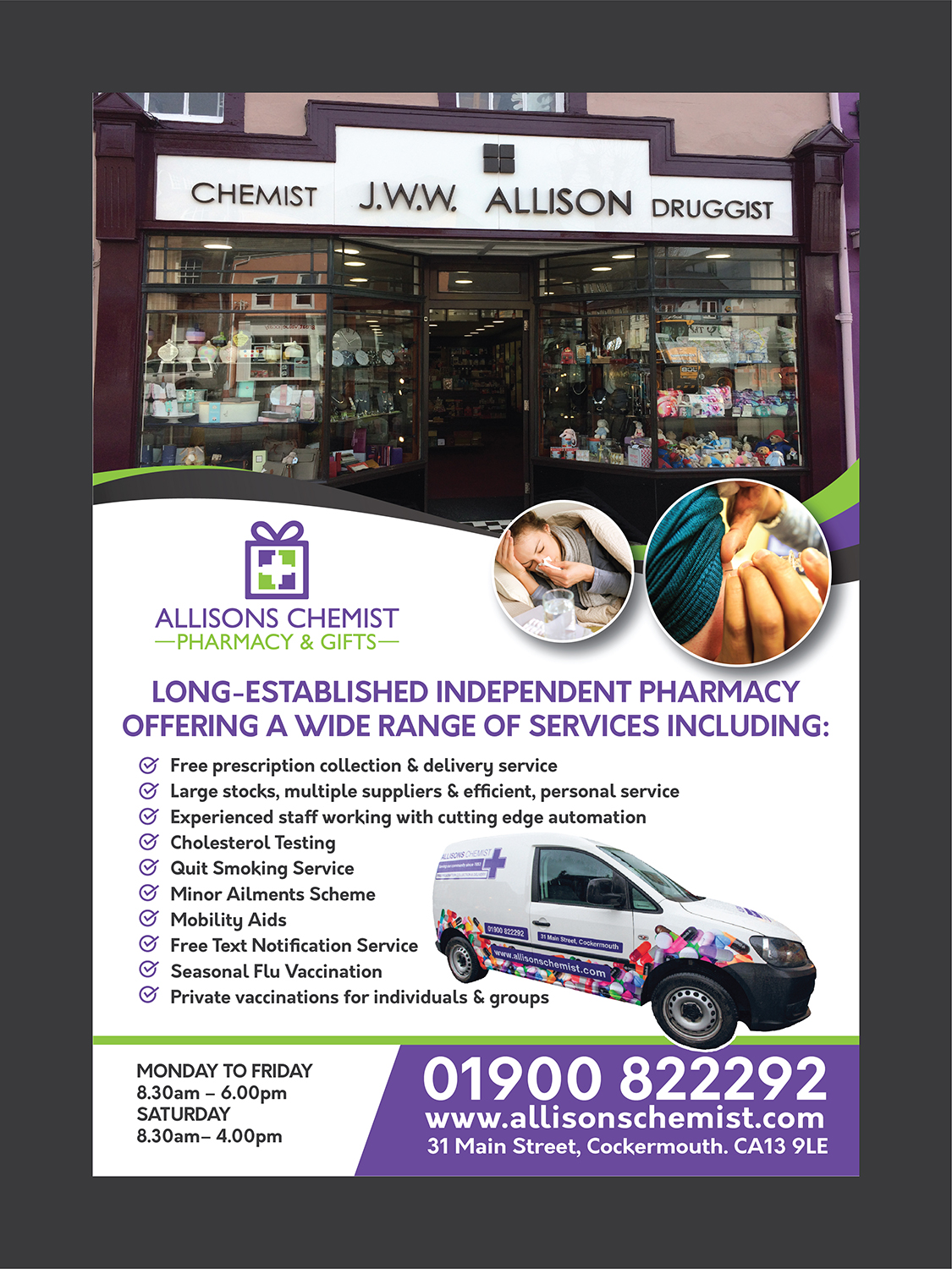 Flyer Design by Deziners Zone for JWW Allison & Sons Ltd | Design #21426992