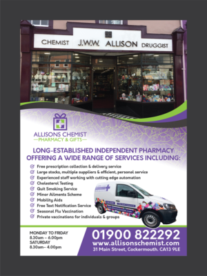 Flyer Design by Deziners Zone for JWW Allison & Sons Ltd | Design: #21426993