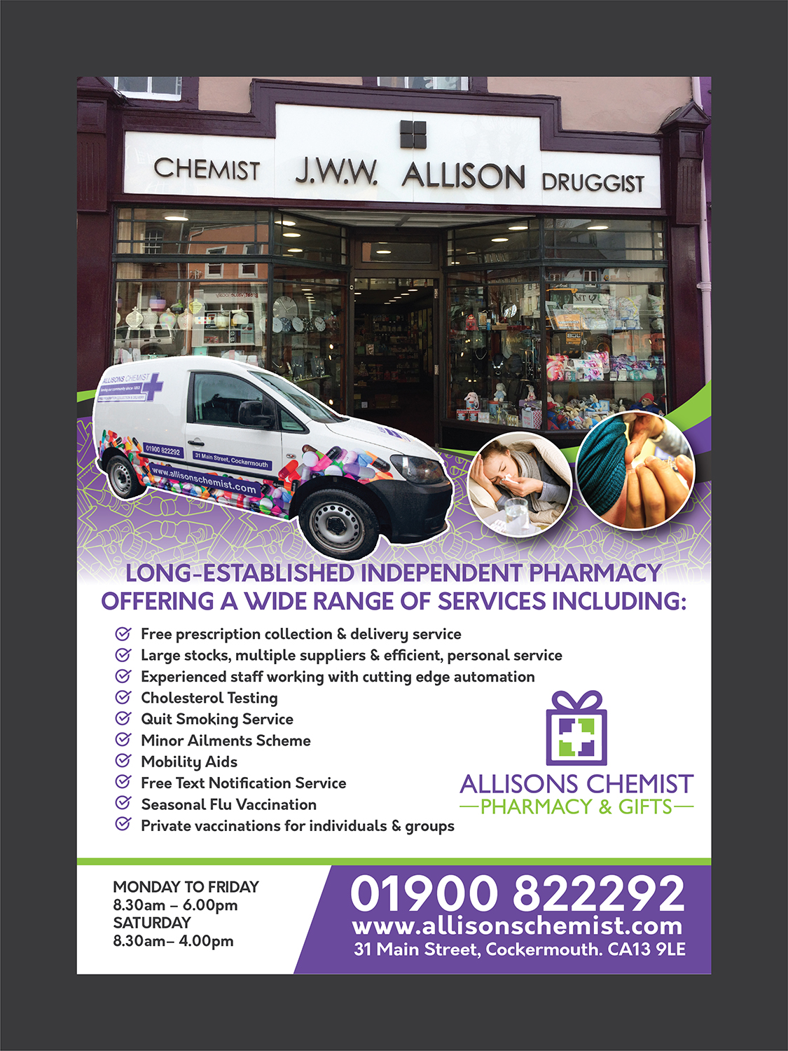 Flyer Design by Deziners Zone for JWW Allison & Sons Ltd | Design #21426994